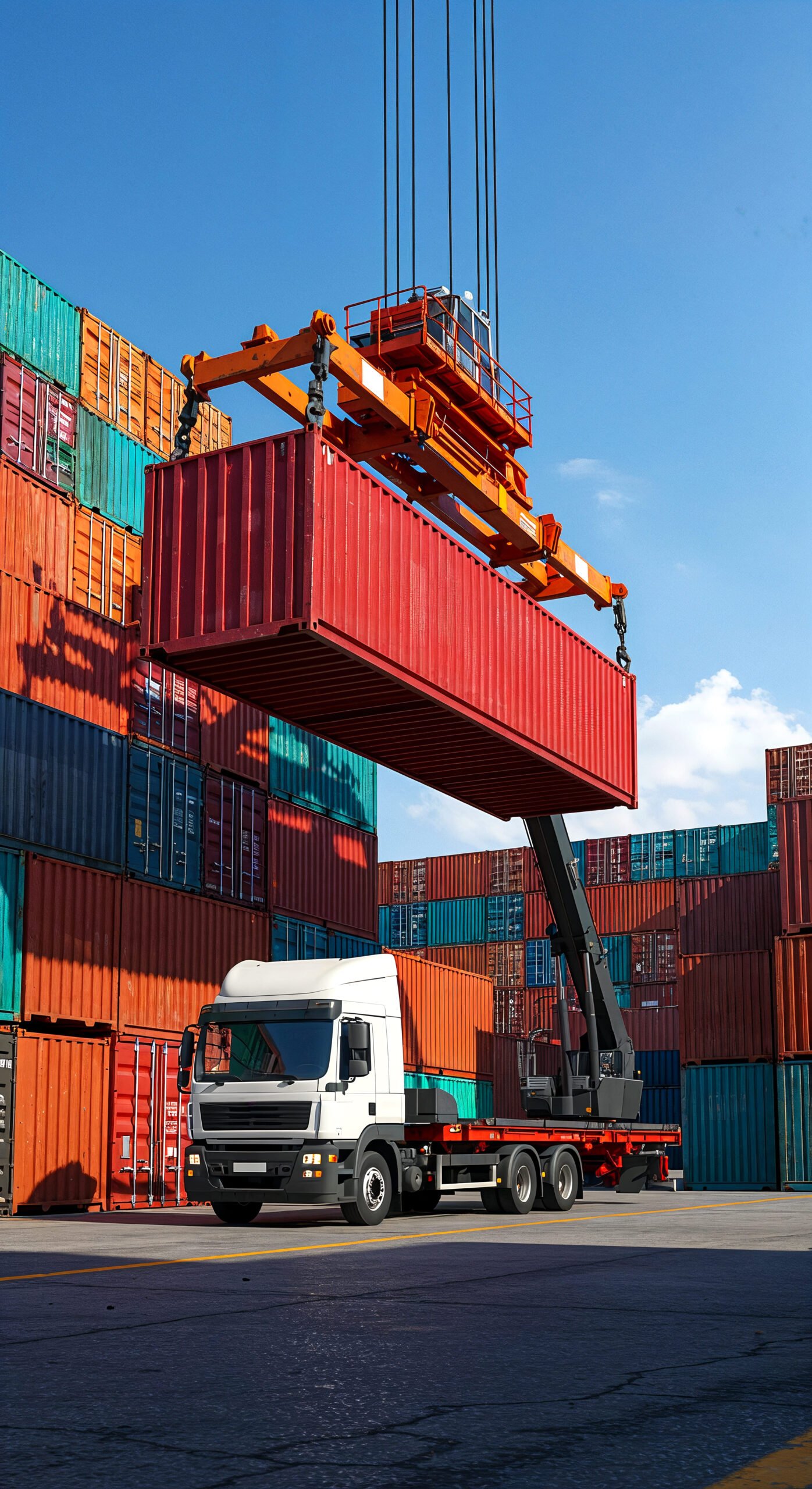 Container trucking service from Sohar Port to Salalah Oman